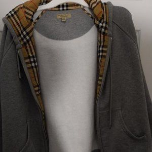 Burberry zip up with hood